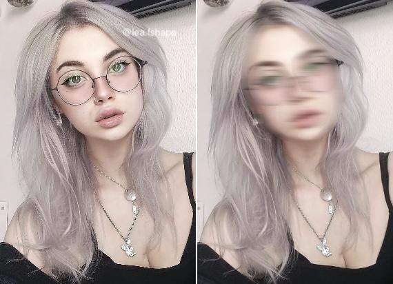 ИИ-размытие лица