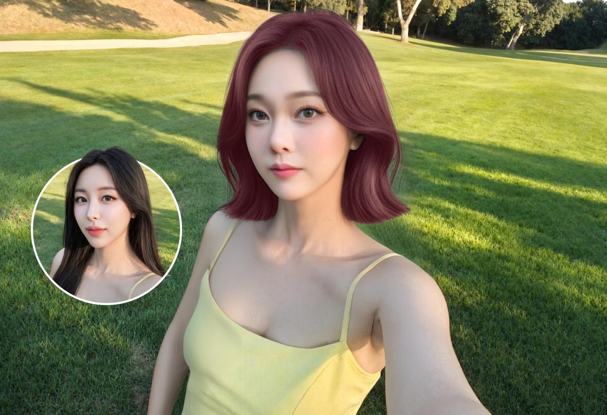 Ghép tóc online bằng AI với PhotoCat