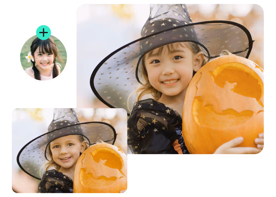 Face swap trên PhotoCat với AI