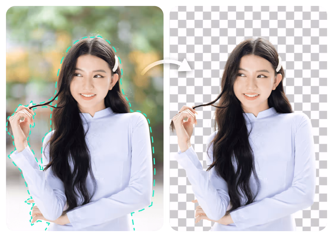 Xóa phông nền với PhotoCat