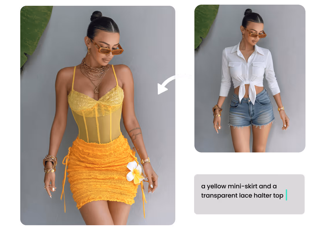 Thay quần áo với PhotoCat AI