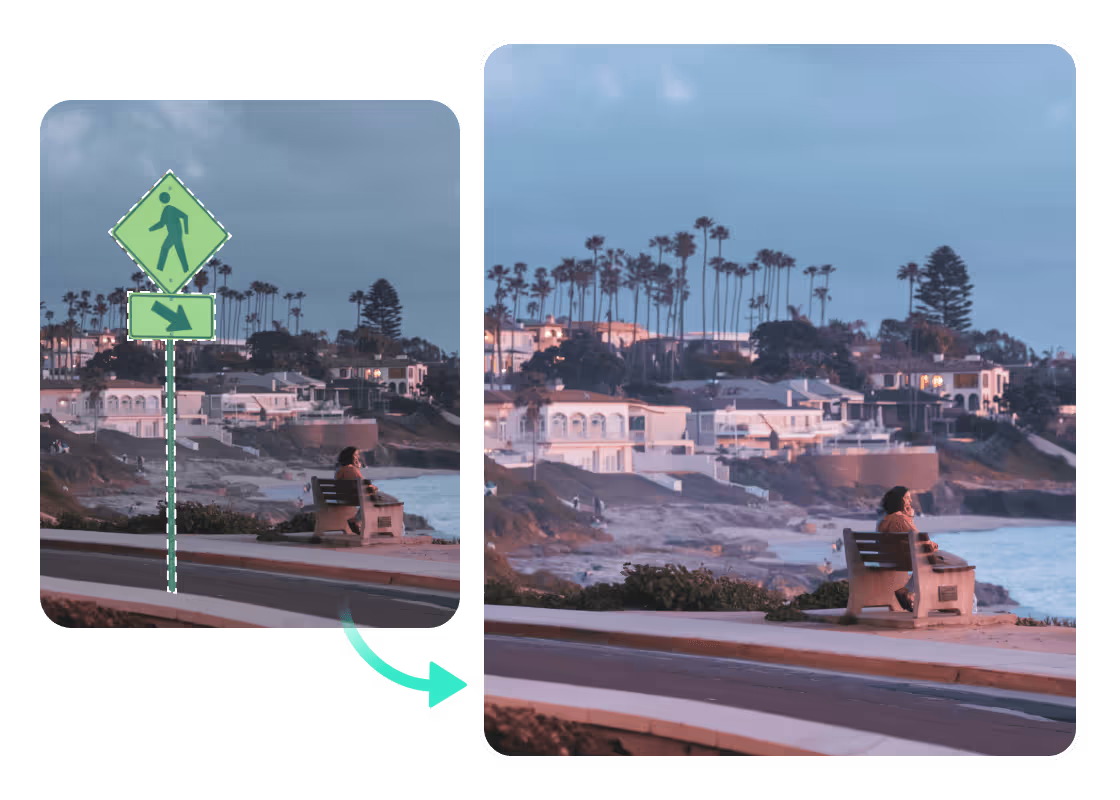 Xóa vật thể với PhotoCat AI